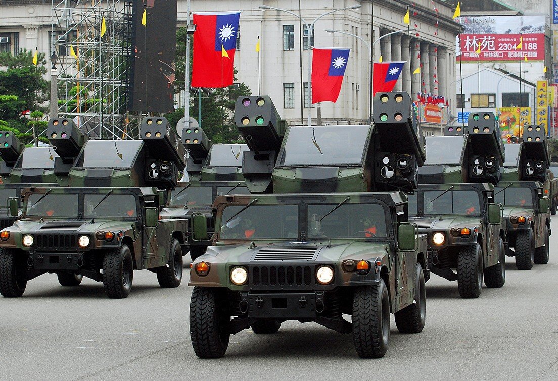 Военная техника армии Тайваня на параде