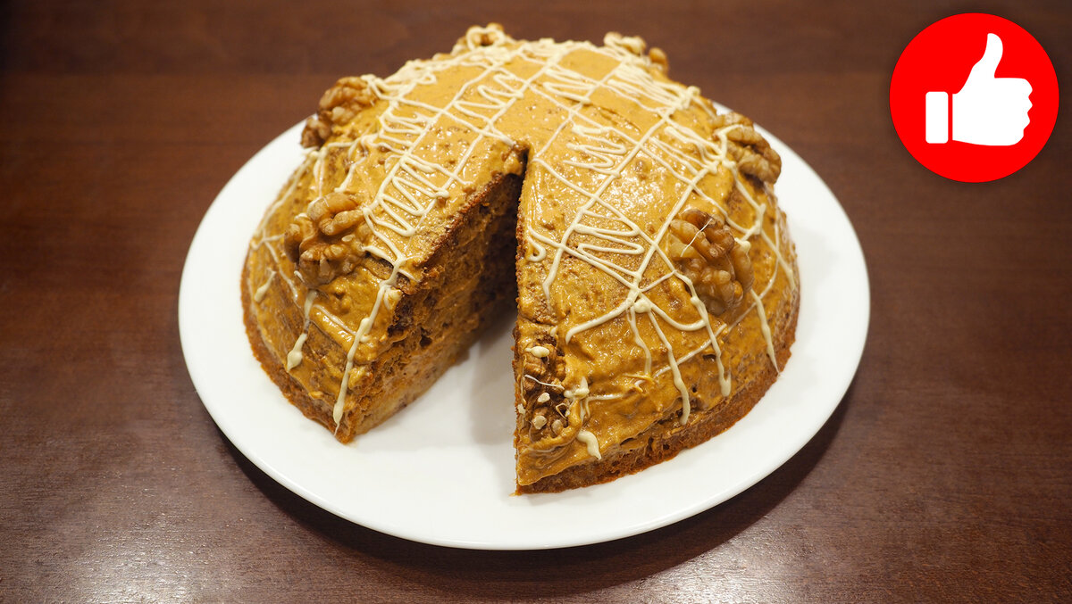 Торт медовик в мультиварке к чаю