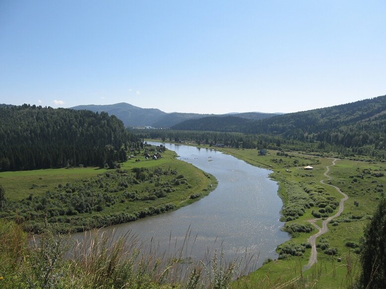 Река Мрас-Су. Усть-Кабырза (Горная Шория, Кузбасс).