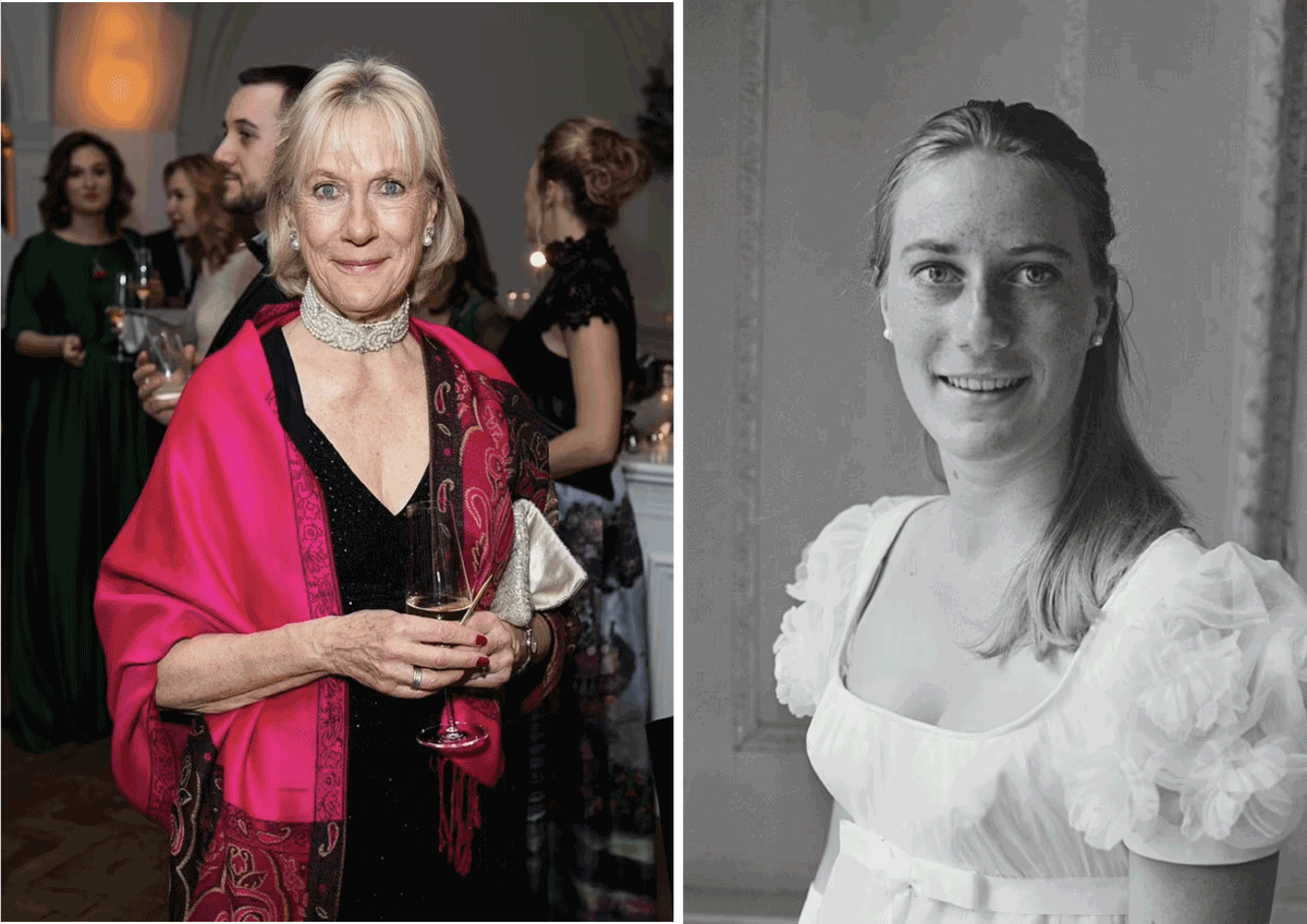 Княгиня Ольга Романова в юном возрасте и сейчас