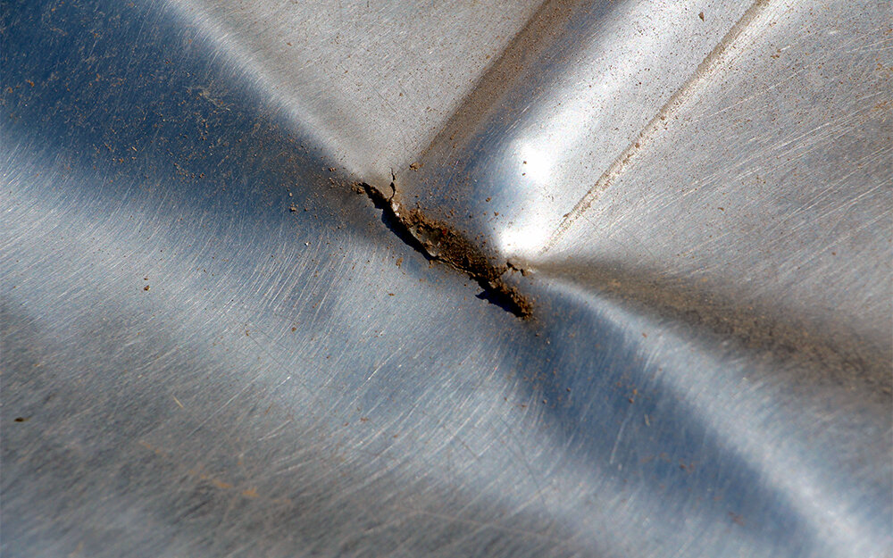 Фото автора. Лопата из нержавеющей стали.