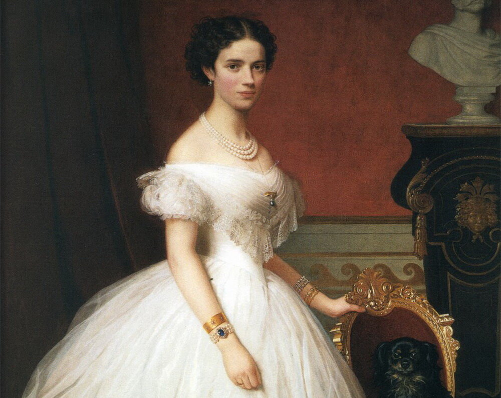 Принцесса Мария София Фредерика Дагмар, 1860ые г., худ. A. Hunæus