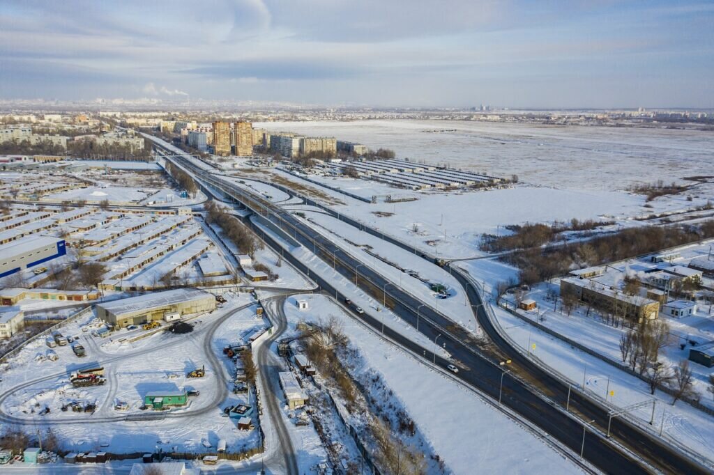 © Правительство Самарской области / samregion.ru / CC BY 4.0 (Один из участков мостового перехода в Самаре)