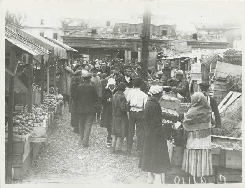 Апраксин двор. Неизвестный автор, 1924 год, г. Ленинград, МАММ/МДФ.