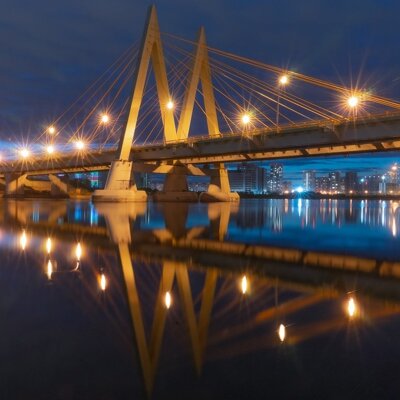 Мост Миллениум в Казани