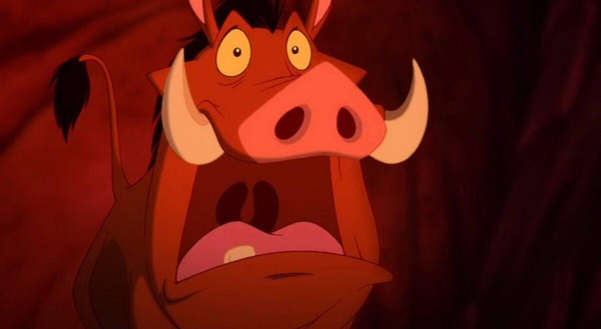 Пумба - бородавочник, герой анимационного фильма «Король Лев»