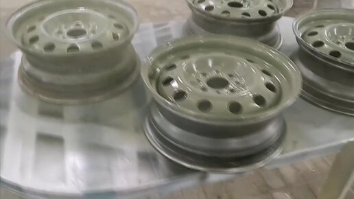 Покраска колесных дисков из стали: подготовка и порядок работы