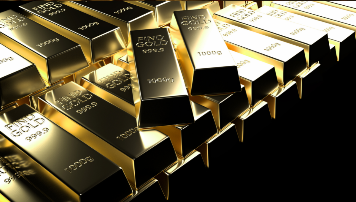 Банковское золото. Слиток золота. Слиток золота на черном фоне. Инвестиции в золото. 1 грамм золота в банке