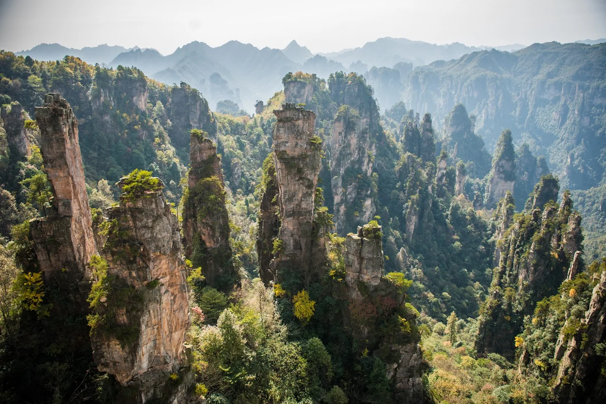 Горы улинъюань китай фото