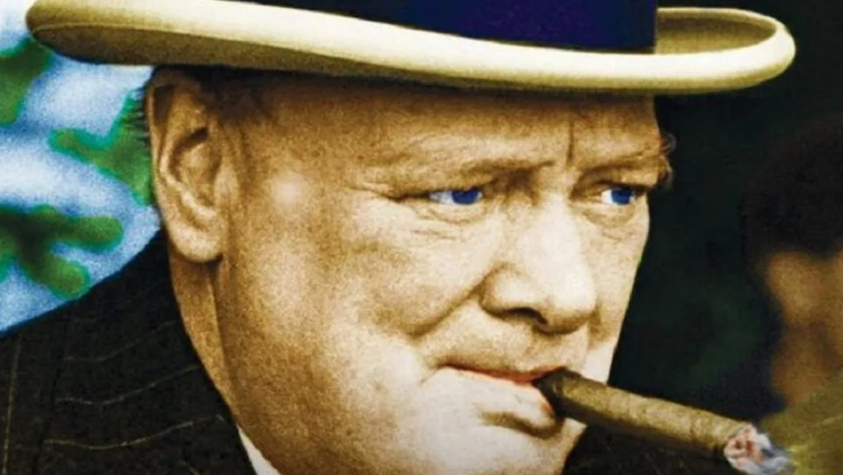 Уинстон Черчилль. Фото в цвете