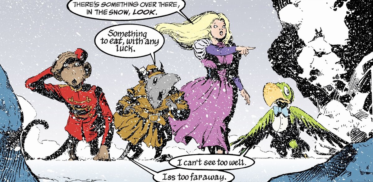Оригинальная панель из графического романа Нила Геймана «The Sandman. Песочный человек. Книга 5. Игра в тебя»