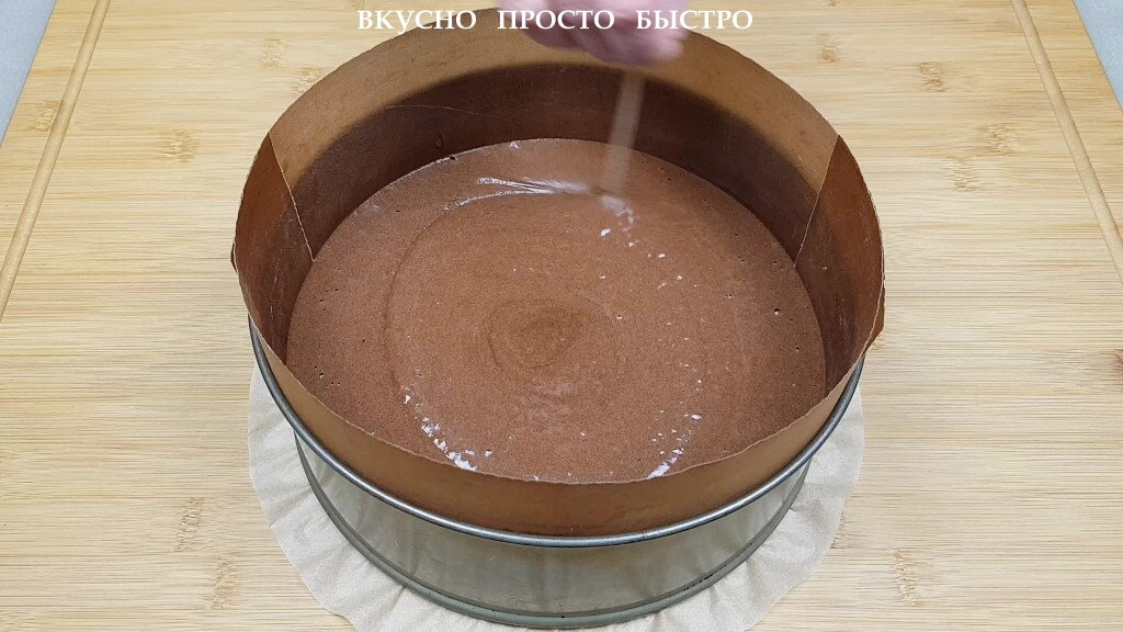 Шоколадный бисквит для торта - рецепт на канале Вкусно Просто Быстро