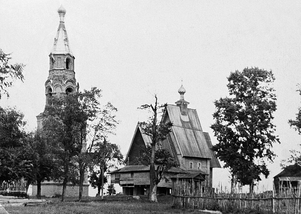 Гороховка фото утраченного храма спасо преображенская церковь Костромская слобода - музей деревянного зодчества под открытым небом Заяц путеше