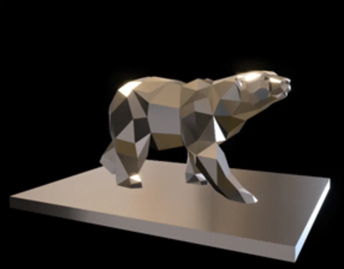 3D модель будущей скульптуры