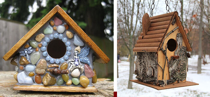   Необычные домики для птиц
