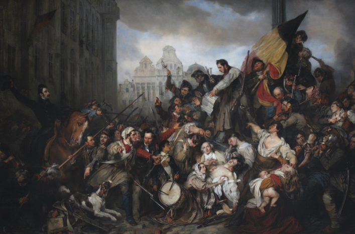 Бельгийская революция — конфликт 1830 года, приведший к отделению Южных провинций от Объединённого королевства Нидерландов и возникновению независимого Королевства Бельгия. 
