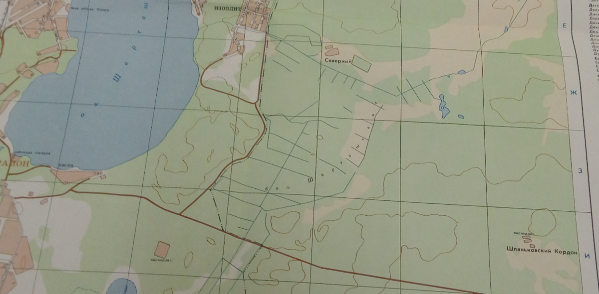 План-схема Свердловска 1981 г. Полный экземпляр хранится в СОУНБ им. В. Г. Белинского (Екатеринбург)