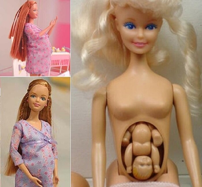 Кукла DEFA 8009 (беременная)