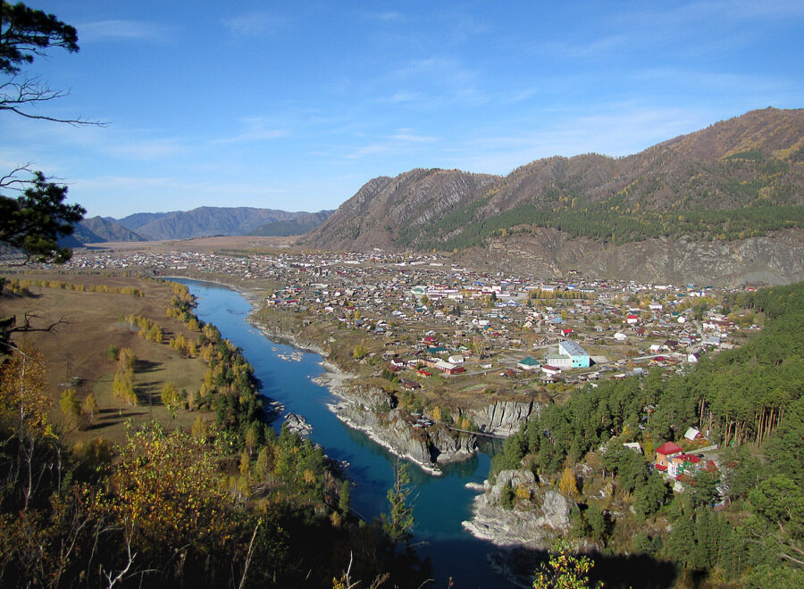 Фото из открытых источников. Село Чемал. Вид со стороны острова Патмос