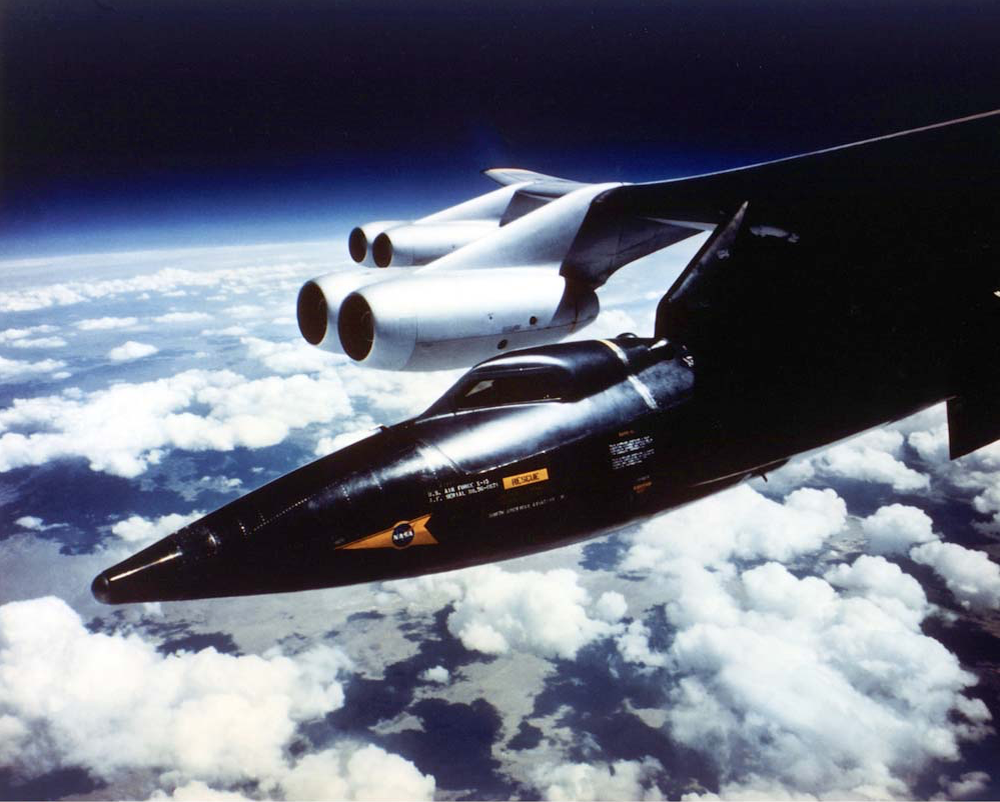 X-15 под крылом B-52