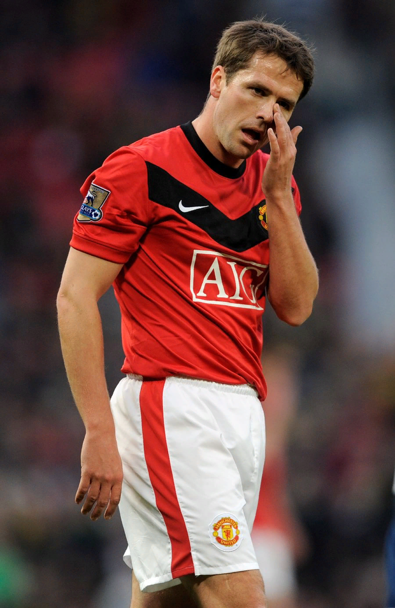 Майкл Оуэн в составе Манчестер Юнайтед. Фото из открытых источников.