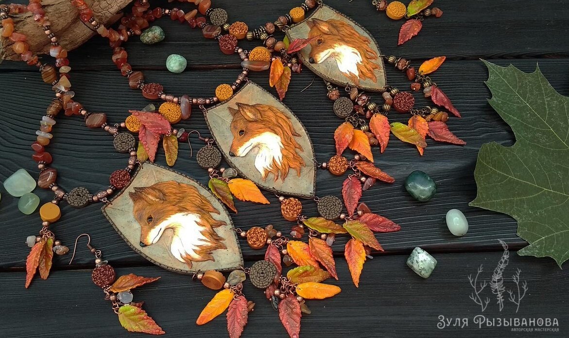 Предлагаю Вашему  вниманию подборку своих работ из полимерной глины, на осеннюю тематику.
Приятного просмотра )