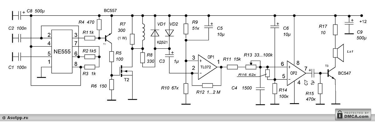 Микросхема 4558D: Datasheet и схемы включения