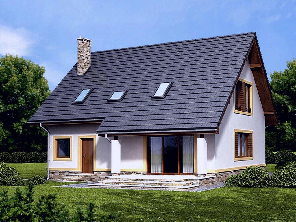 Задний фасад.