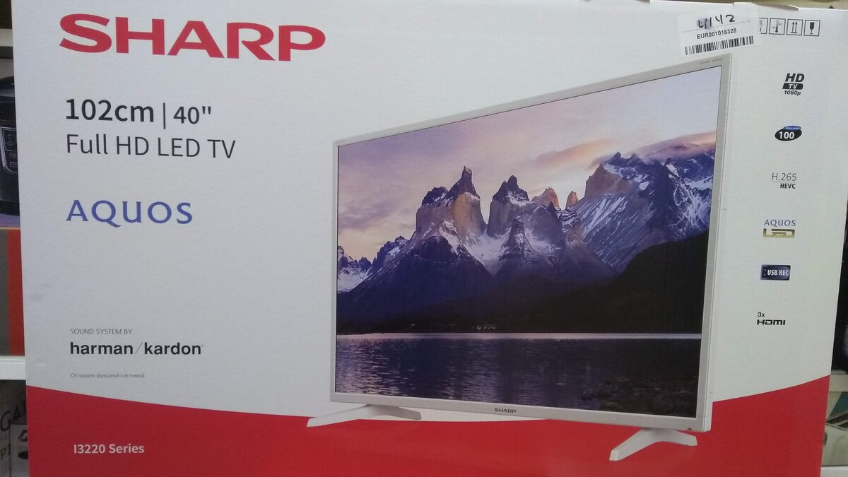 Sharp серии Aquos, да еще в белом цвете