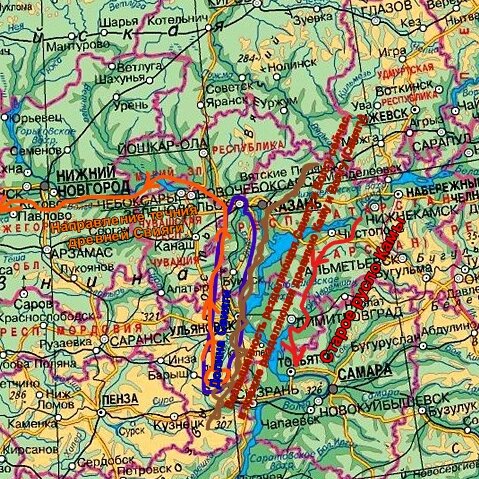 Волга течёт вверх по своему течению! Часть 2. Свияга была истоком Волги, а  Ока от истока впадала в Днепр. | Психолог Иван Матрёнин | Дзен