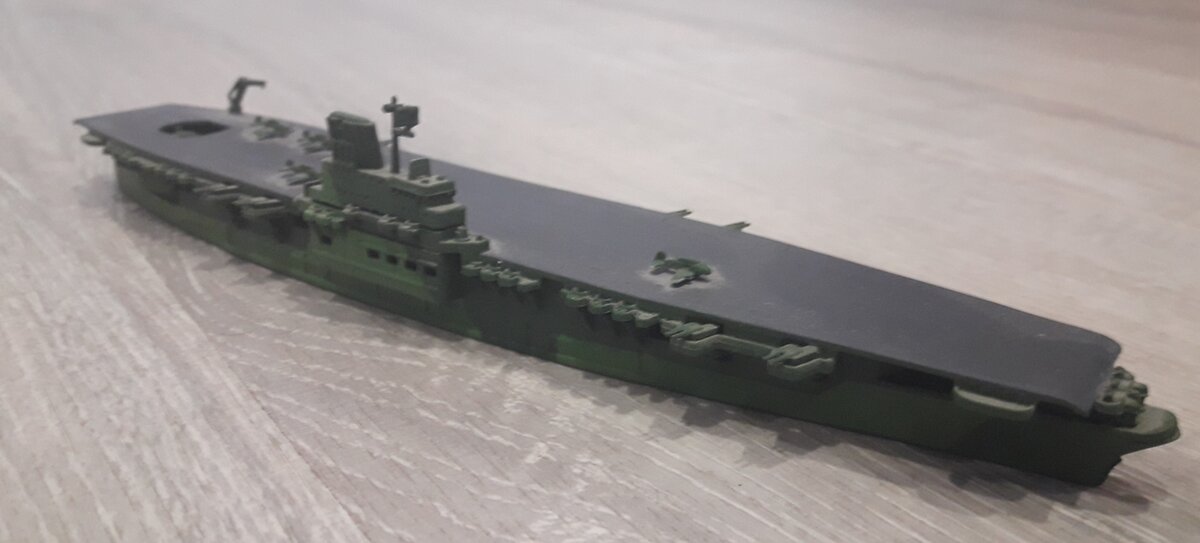 Модель авианосца "Синано", Япония, 1944 год.