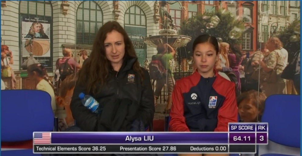 Алиса Лью дождалась оценок