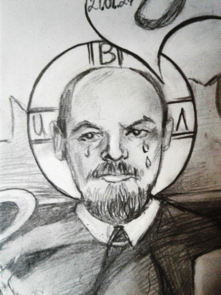 А Ленин таакой молодой. Забальзамированный