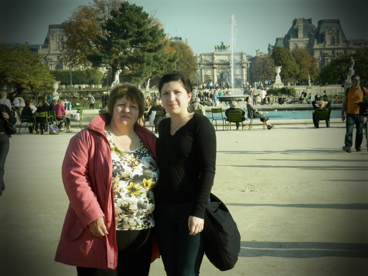 По пути к Триумфальной арке.