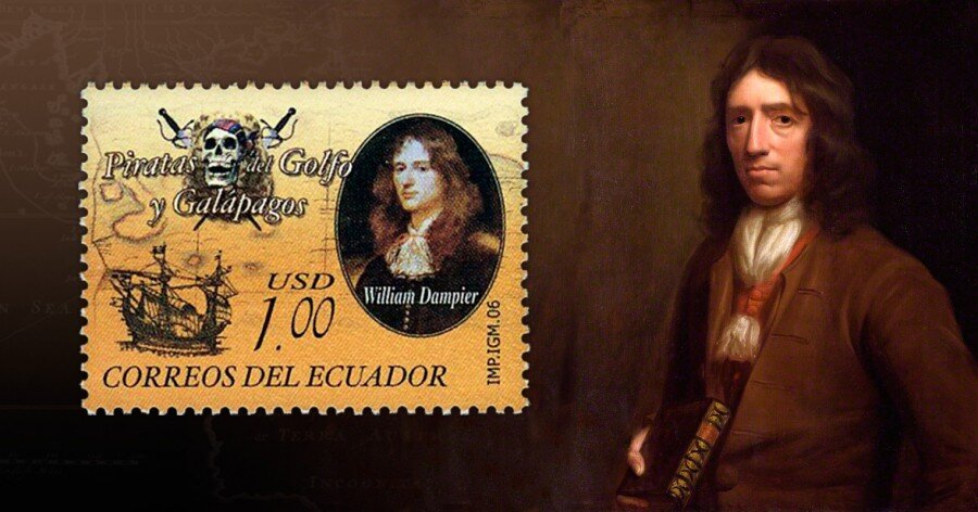 Уильям Дампир пират / изображение из открытых источников