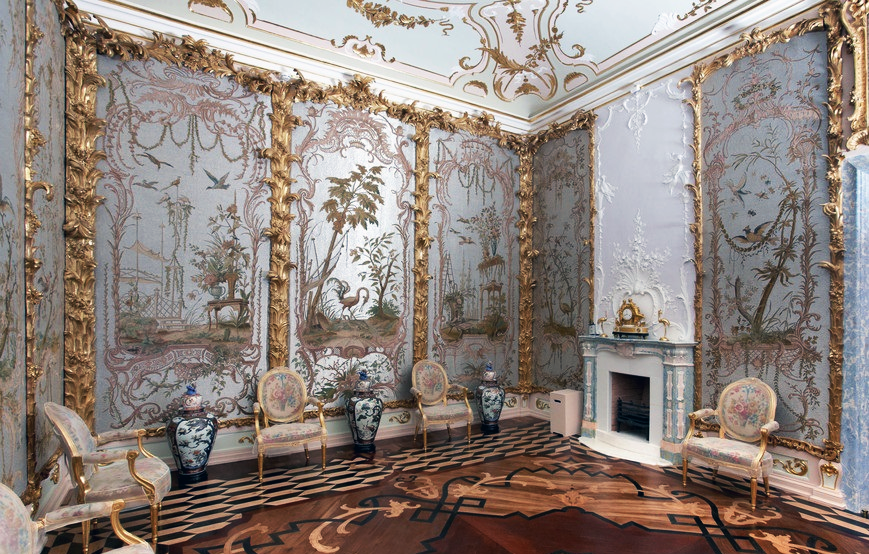 Стеклярусный кабинет в Китайском дворце. Ораниенбаум