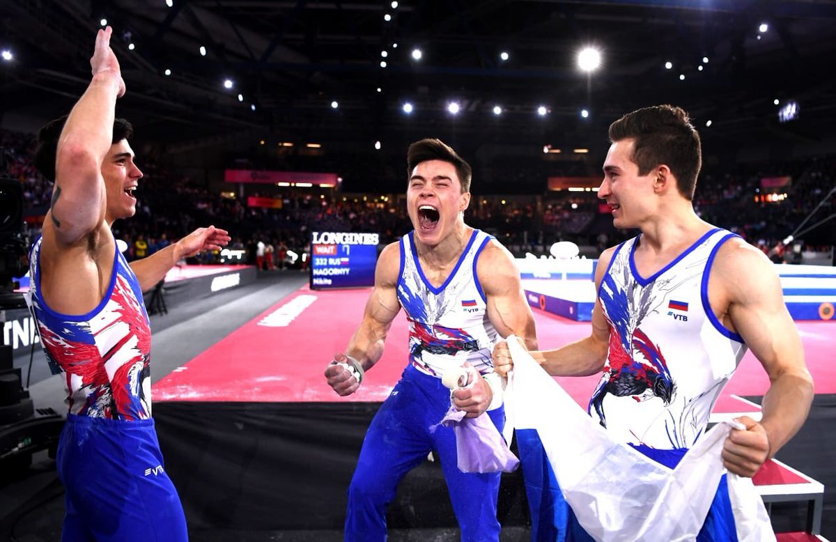 Лучший результат на чемпионате мира по спортивной гимнастике в немецком Штутгарте показала мужская сборная России, за которую выступили военнослужащие спортивной команды Центрального округа Росгвардии лейтенант Денис Аблязин, прапорщик Никита Нагорный и младший сержант Артур Далалоян. Завоеванная спортсменами медаль стала первым российским «золотом» в данной дисциплине. 
