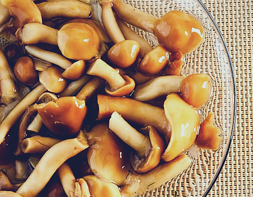 Маринованные опята