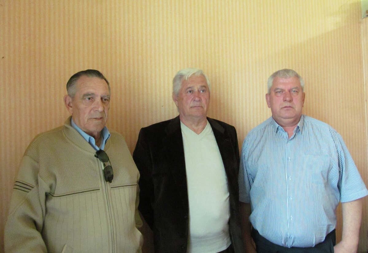 Волжские герои-чернобыльцы: Николай Раковский, Виталий Кокшилов, Андрей Симоненко (слева направо)