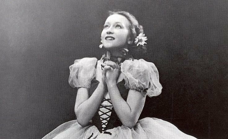 Галина Уланова в партии Жизели