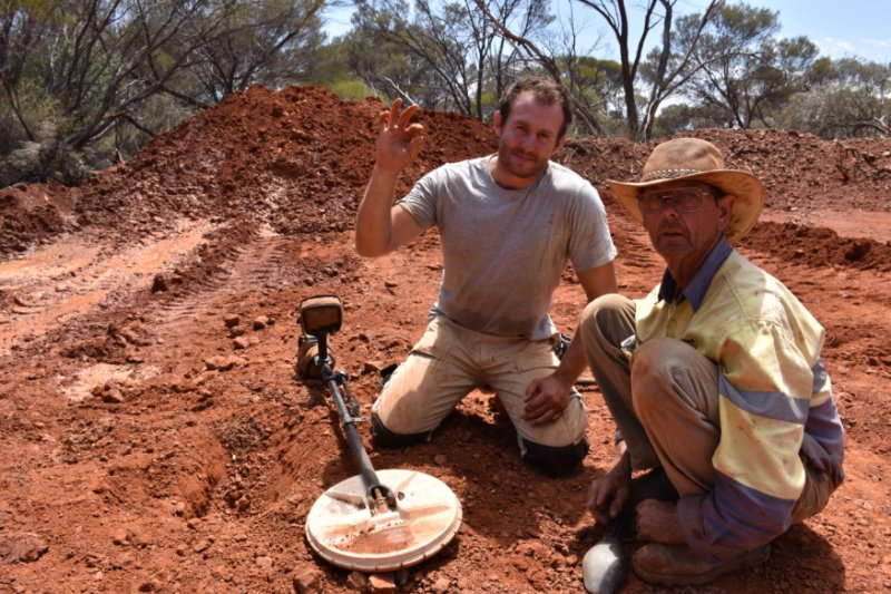 Кадры из популярного ТВ программы Австралийские золотоискатели на Viasat Explore