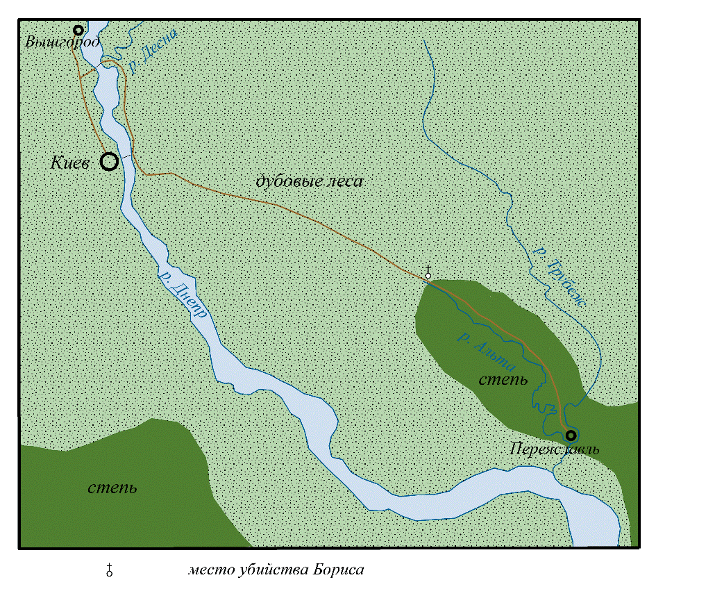 Роковое место на Альте. Фото из книги Михеева В.А. http://samlib.ru/m/miheew_w_a/prawdaoknjazewladimire.shtml