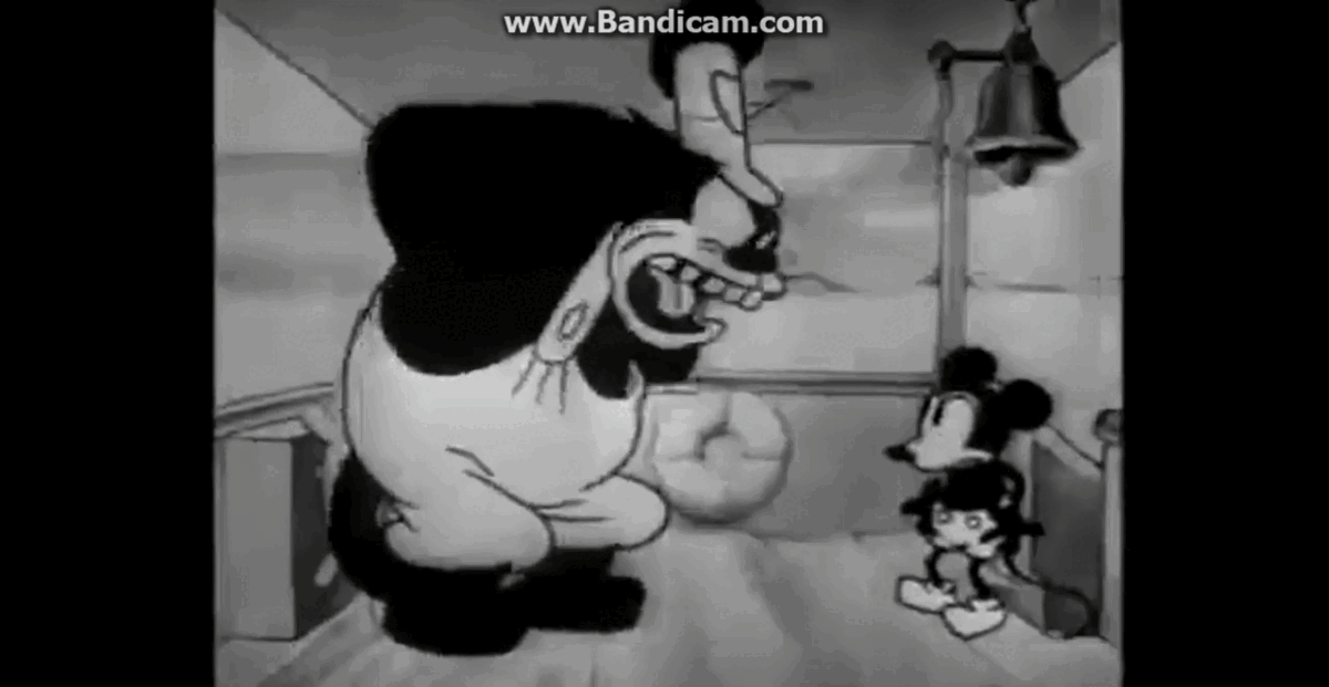 Кадр з мультфильма "Паровозик Вилли" 