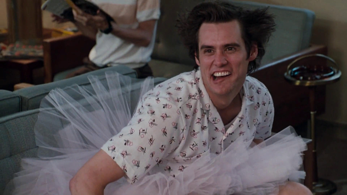 Tutus and Leggings Jim carrey, Ace ventura, Pet detective