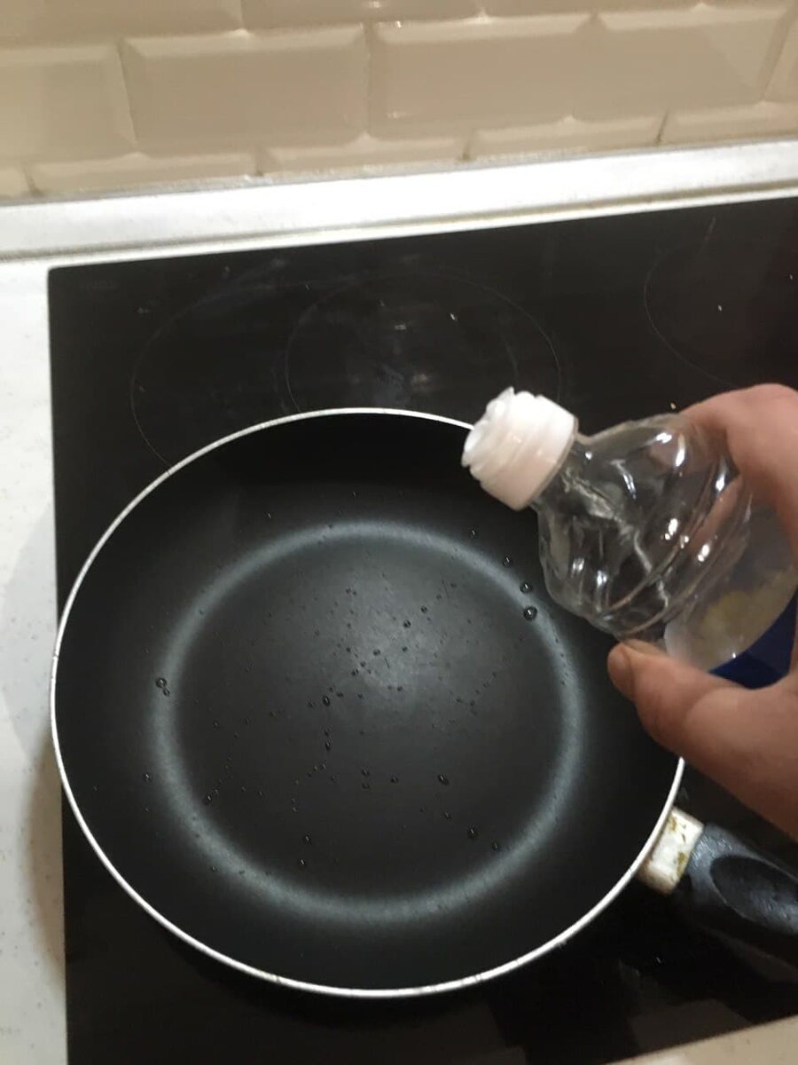 Греем сковороду