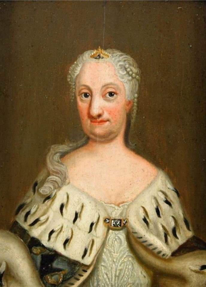 Портрет шведской королевы Ульрики Элеоноры из дома Габсбургов.