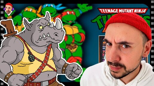 Top Rob: Обзор TMNT: Rescue-Palooza! Играем за Рокстеди.