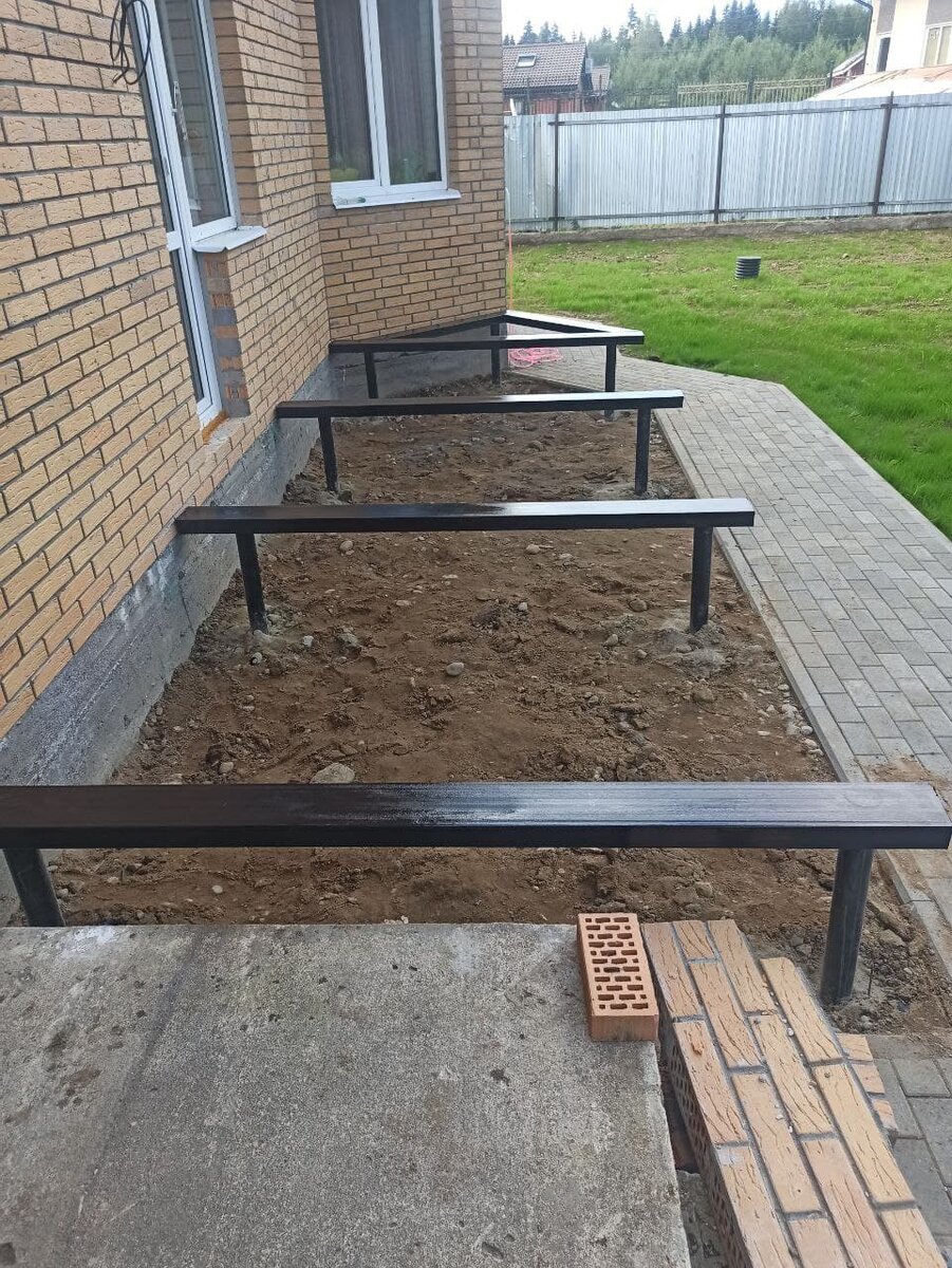 Терраса на сваях