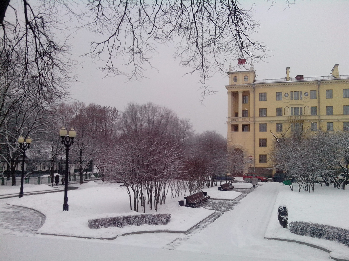 Минск зимой
