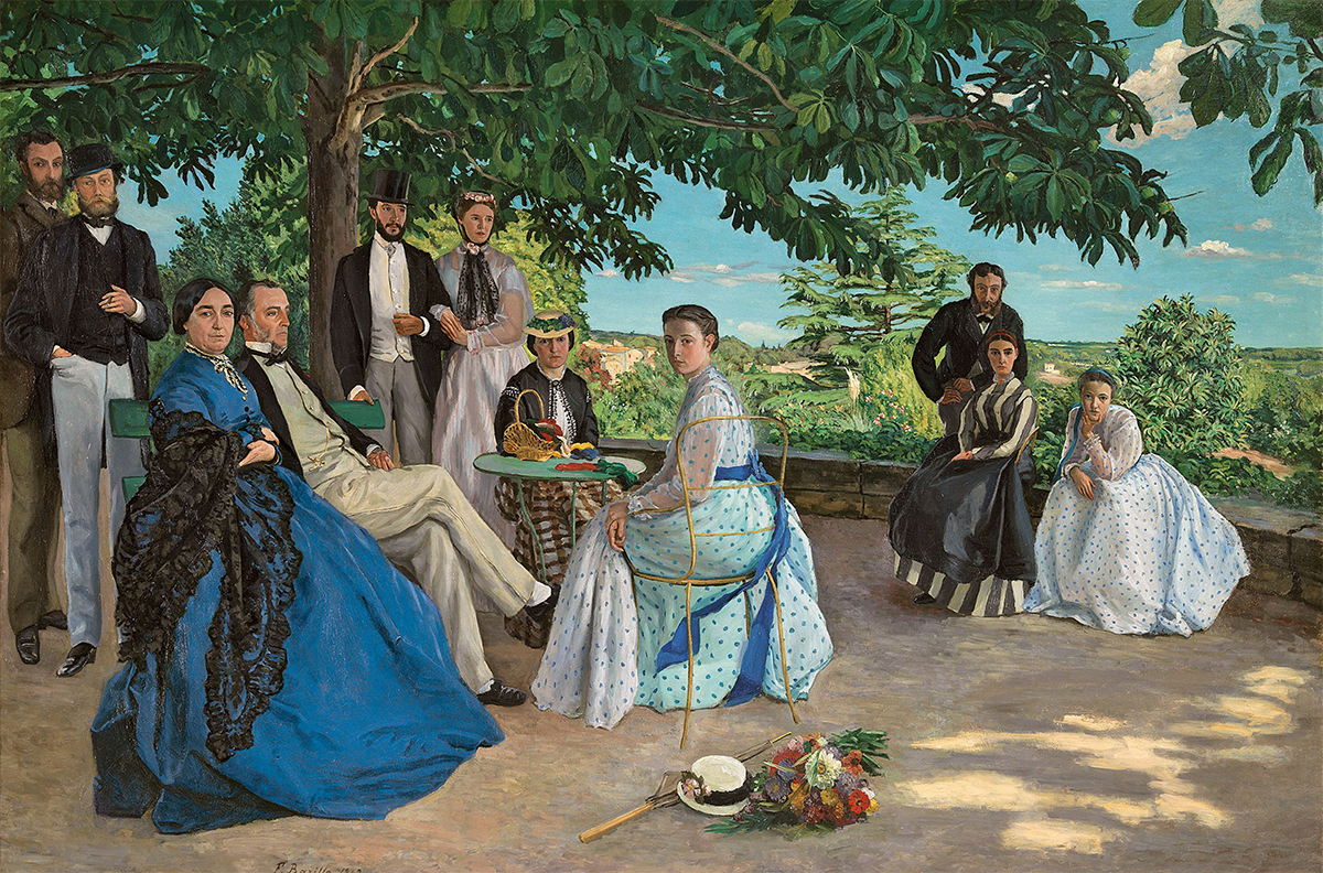  Фредерик Базиль. В кругу семьи, 1867
